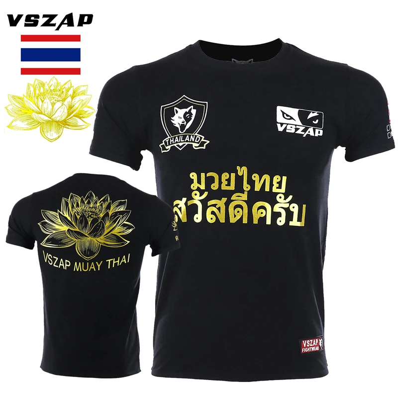 VSZAP Compressed Training Muay Thai T Shirt for MMA Kick Boxing Cotton camisetas Tees Jersey Sports Gym Jersey
VSZAP Compressed Training Muay Thai T Shirt for MMA Kick Boxing Cotton camisetas Tees Jersey Sports Gym Jersey