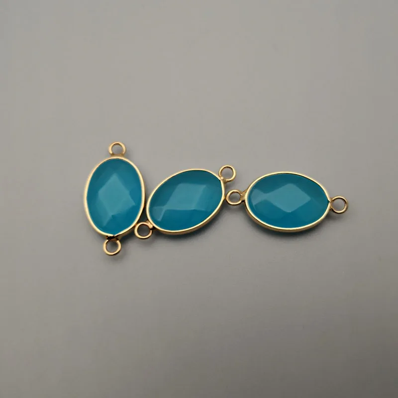 fashion 12pcs Good quality Blue natural Stone Gold plating metal connectors for jewelry making Charms Pendant diy Bracelet
fashion 12pcs Good quality Blue natural Stone Gold plating metal connectors for jewelry making Charms Pendant diy Bracelet