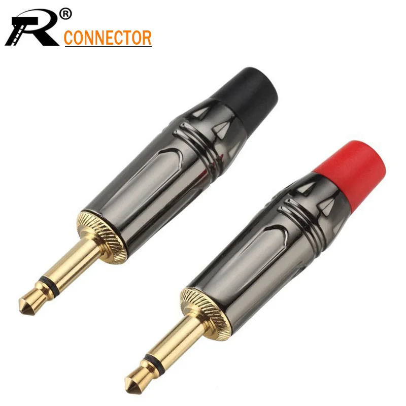 100pcs Customized Gunmetal Smooth Plating mono Jack 3.5mm Audio Connector Gold-plated Earphone Plug with Tail Plug black&red
100pcs Customized Gunmetal Smooth Plating mono Jack 3.5mm Audio Connector Gold-plated Earphone Plug with Tail Plug black&red