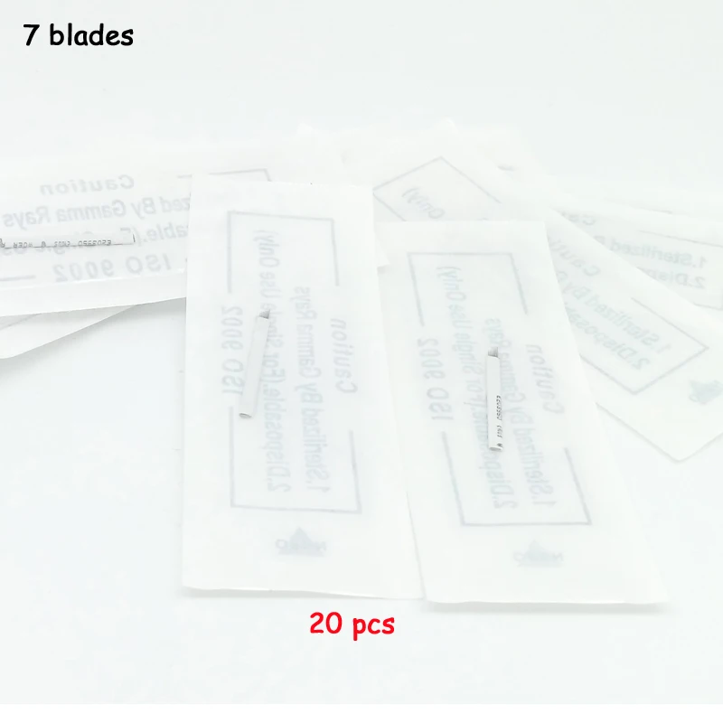 Permanent makeup needle blades 7 needles white colors needle blade microblading needle eyebrow tattoo blade
Permanent makeup needle blades 7 needles white colors needle blade microblading needle eyebrow tattoo blade