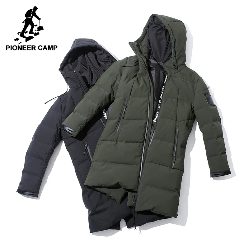 Пионерский лагерь модная зимняя одежда с капюшоном мужская пуховая куртка