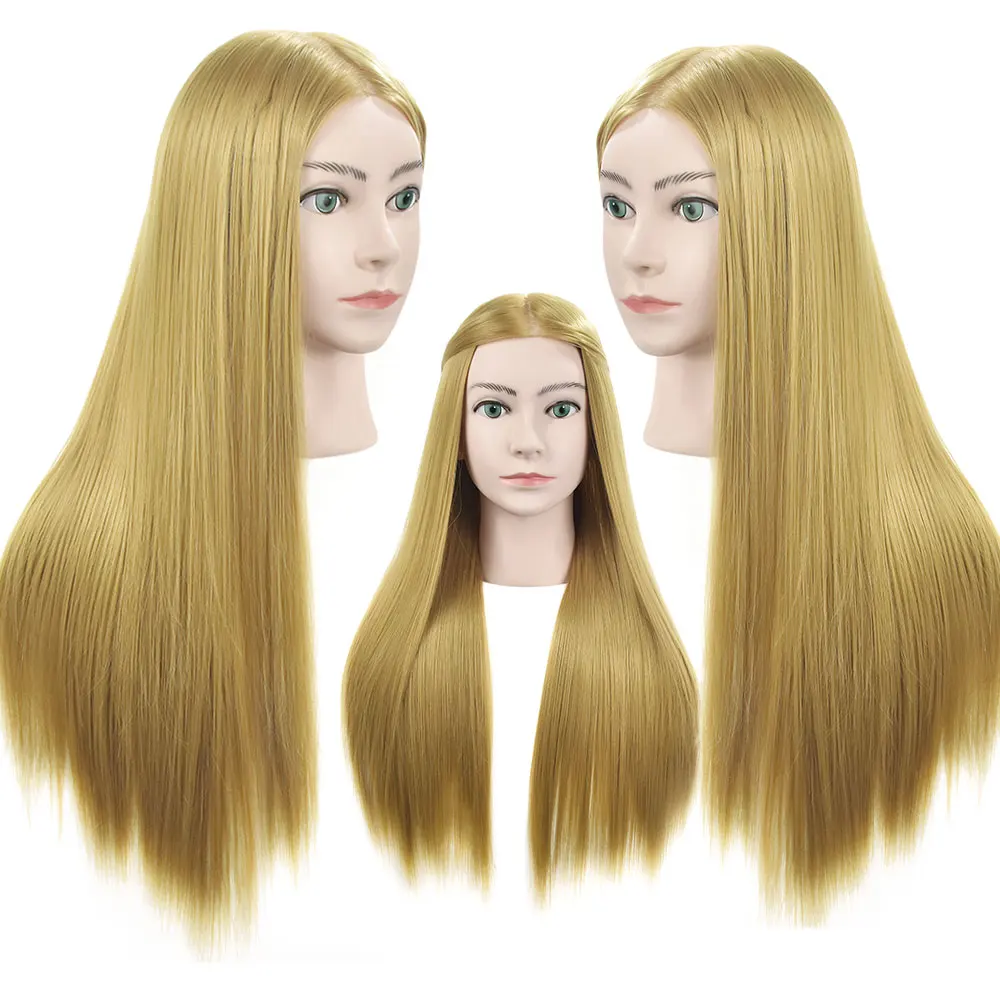 Bolihair Training Head for Hairdresser Mannequin Head with Blonde Synthetic Hair Makeup Training Heads Practice Braiding Maniken
Bolihair Training Head for Hairdresser Mannequin Head with Blonde Synthetic Hair Makeup Training Heads Practice Braiding Maniken