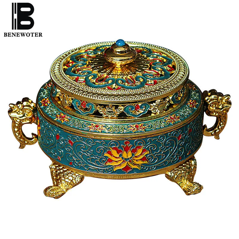 Chinese Vintage Enamel Color Alloy Metal Sandalwood Stick Incense Burner Holder Aroma Plate Cone Coil Censer Home Decor Ornament
Chinese Vintage Enamel Color Alloy Metal Sandalwood Stick Incense Burner Holder Aroma Plate Cone Coil Censer Home Decor Ornament