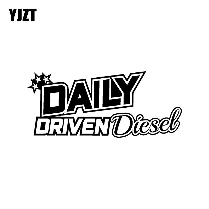 YJZT 16CM*7CM Fashion DAILY DRIVEN DIESEL Decal Vinyl Car-styling Car Sticker Black Silver C11-0650
YJZT 16CM*7CM Fashion DAILY DRIVEN DIESEL Decal Vinyl Car-styling Car Sticker Black Silver C11-0650
