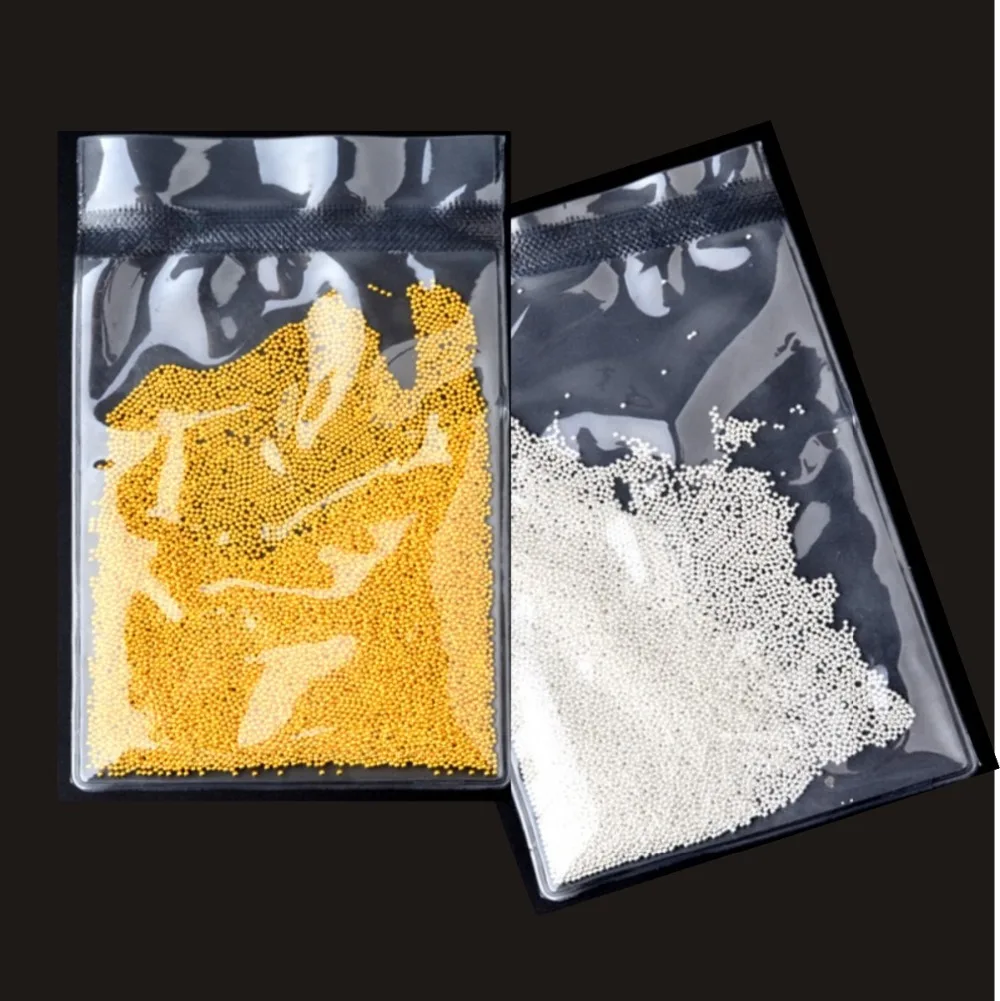 2Bags/lot Gold Silver Caviar Round Mini Beads 0.8-1mm 3D Nail Art Tips Decoration Manicure Tools 100g/bag
2Bags/lot Gold Silver Caviar Round Mini Beads 0.8-1mm 3D Nail Art Tips Decoration Manicure Tools 100g/bag