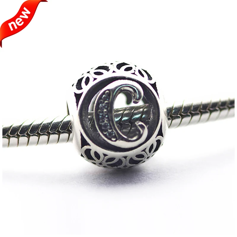 Authentic 925 Sterling Silver Jewelry Vintage C Original Fashion Charms DIY Beads Fits For Bracelets CKK
Authentic 925 Sterling Silver Jewelry Vintage C Original Fashion Charms DIY Beads Fits For Bracelets CKK