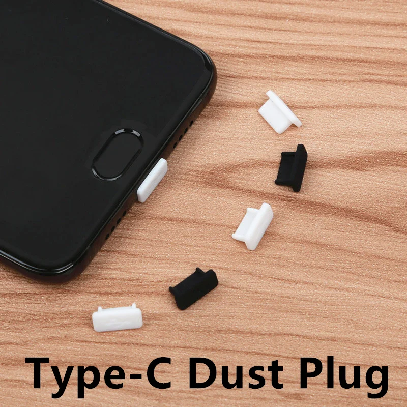 Фото Заглушка от пыли для зарядного порта USB Type C 5 шт. протектор интерфейса кабеля R xiaomi
