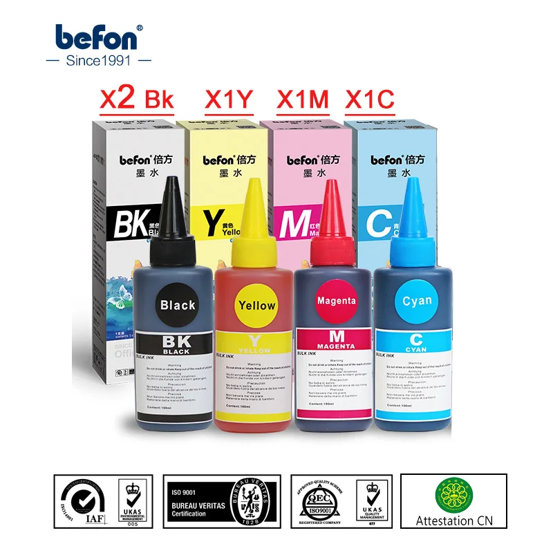 befon Refill Dye Ink Compatible for Canon PGI470 CLI471 PG 470 CLI 471 Ink Cartridge Ink for Pixma MG5740 MG6840 TS5040 TS6040
befon Refill Dye Ink Compatible for Canon PGI470 CLI471 PG 470 CLI 471 Ink Cartridge Ink for Pixma MG5740 MG6840 TS5040 TS6040