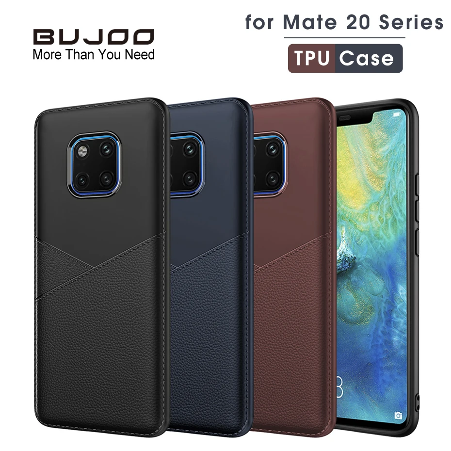 BUJOO Мягкий ТПУ чехол для телефона Huawei Mate 20 Pro задняя крышка Lite Maimang 7 ультра тонкие