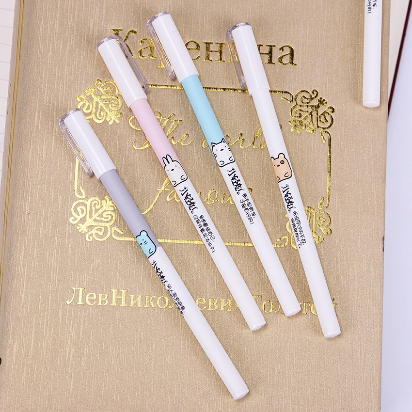4PCS Cute Random Gel Pens Animals Cat Rabbit Pattern Roller Ball Pens Stationery Office School Supplies G-312T
4PCS Cute Random Gel Pens Animals Cat Rabbit Pattern Roller Ball Pens Stationery Office School Supplies G-312T