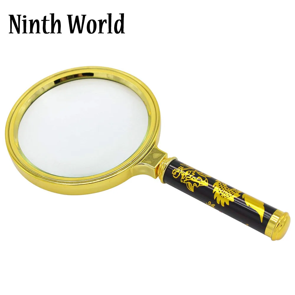 

70/80/90mm Handheld 10X Loupe Magnifier Magnifying Glass Lens Perfect Viewing Small New