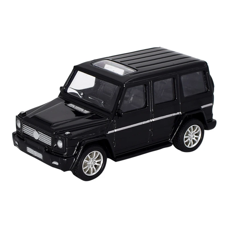 INBEAJYElectric Литые металлические игрушки для детей внедорожник BENZ G55 музыкальный