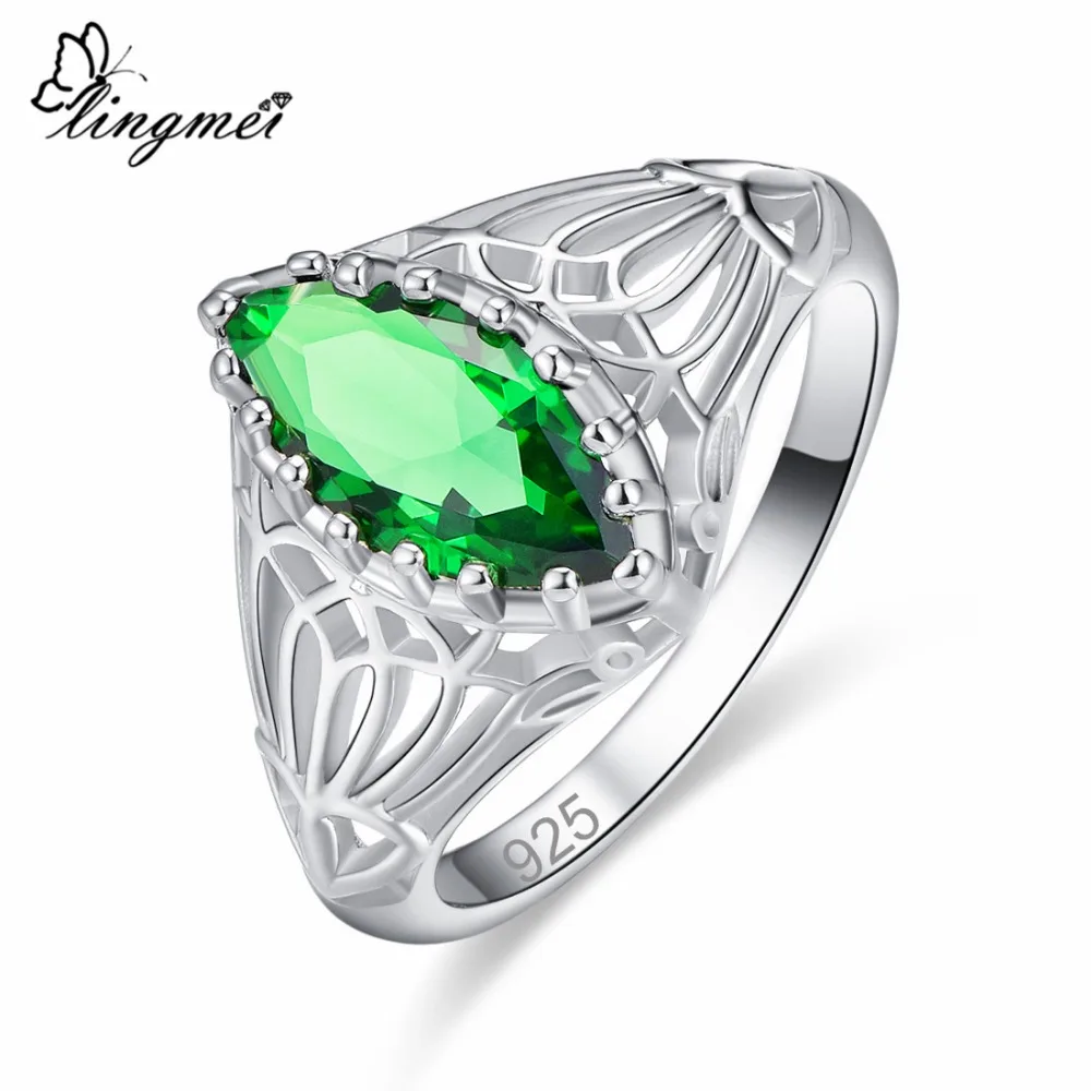 lingmei Wholesale Wedding Engagement Marquise Cut Blue & Green Cubic Zircon Silver Color Ring Size 6 7 8 9 10 11 12 13 Gorgeous
lingmei Wholesale Wedding Engagement Marquise Cut Blue & Green Cubic Zircon Silver Color Ring Size 6 7 8 9 10 11 12 13 Gorgeous