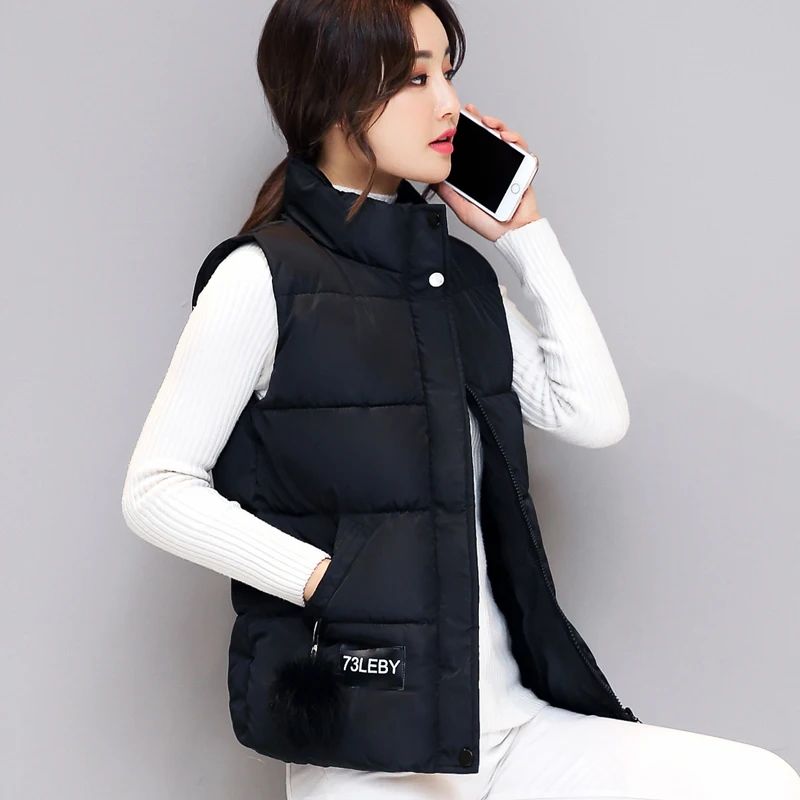 Warm Autumn Winter Down Jacket Female Fashion Women Vest Coat Short Style Sleeveless Cotton Vest Jacket
Warm Autumn Winter Down Jacket Female Fashion Women Vest Coat Short Style Sleeveless Cotton Vest Jacket