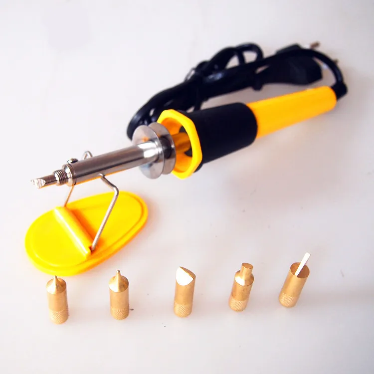 220V 40W DIY Pyrography Tool Craft Woodburning Solder Pen Wood Burning Pen Electric Soldering Iron Tool Set with 5 Nozzles
220V 40W DIY Pyrography Tool Craft Woodburning Solder Pen Wood Burning Pen Electric Soldering Iron Tool Set with 5 Nozzles