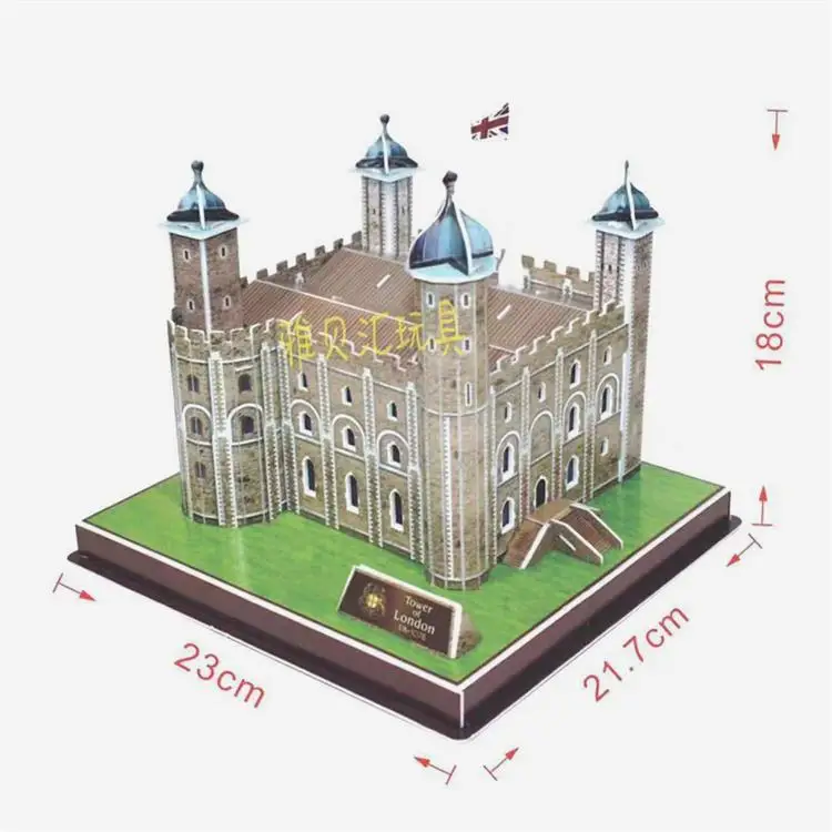 

Candice guo! 3D пазл игрушечная Бумажная модель сборная игра Великобритания башня Лондона великая архитектура подарок на день рождения Рождество...