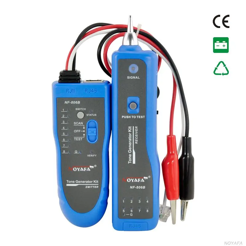 NOYAFA NF 806B Tone генератор Комплект сетевой провод трекер Удобная поддержка