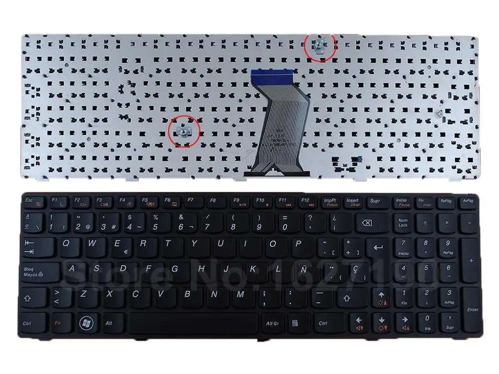 SP Spanish Keyboard for LENOVO Y570 BLACK FRAME BLACK Without Foil Reprint New Laptop Keyboards With
SP Spanish Keyboard for LENOVO Y570 BLACK FRAME BLACK Without Foil Reprint New Laptop Keyboards With