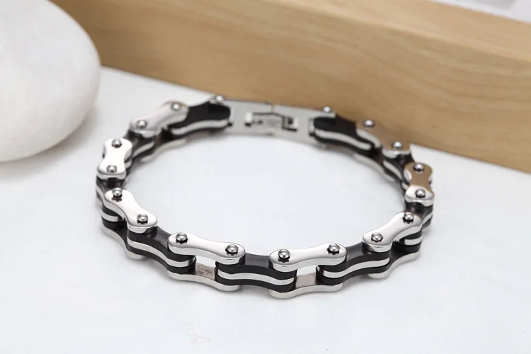 Unique Bracelet for Men Stainless Steel Bracelets Bangles Silver & Black Punk Jewelry Male Gifts
Unique Bracelet for Men Stainless Steel Bracelets Bangles Silver & Black Punk Jewelry Male Gifts