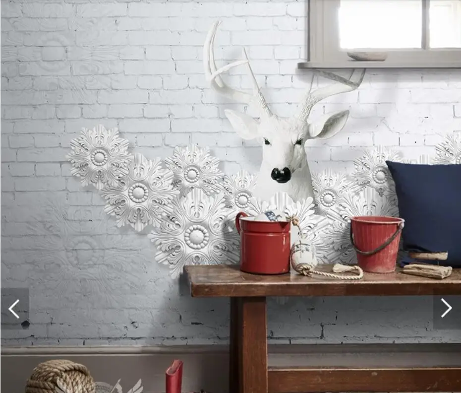 White Brick ELK Animal Wallpaper Mural HD Printed Photo Wall Murals for Bedroom Floral Wall Paper Roll Contact Paper Custom
White Brick ELK Animal Wallpaper Mural HD Printed Photo Wall Murals for Bedroom Floral Wall Paper Roll Contact Paper Custom