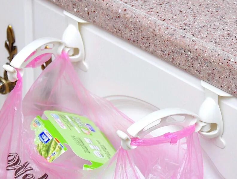 10 шт. км пластиковые пакеты для кухонного шкафа дверной держатель мусорного