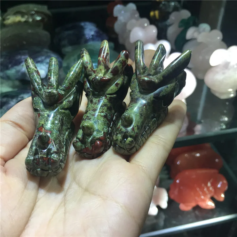 1pcs natural dragon blood stone hand carving dragon head figurine reiki healing crystals mineral for home decoration wholesale
1pcs natural dragon blood stone hand carving dragon head figurine reiki healing crystals mineral for home decoration wholesale