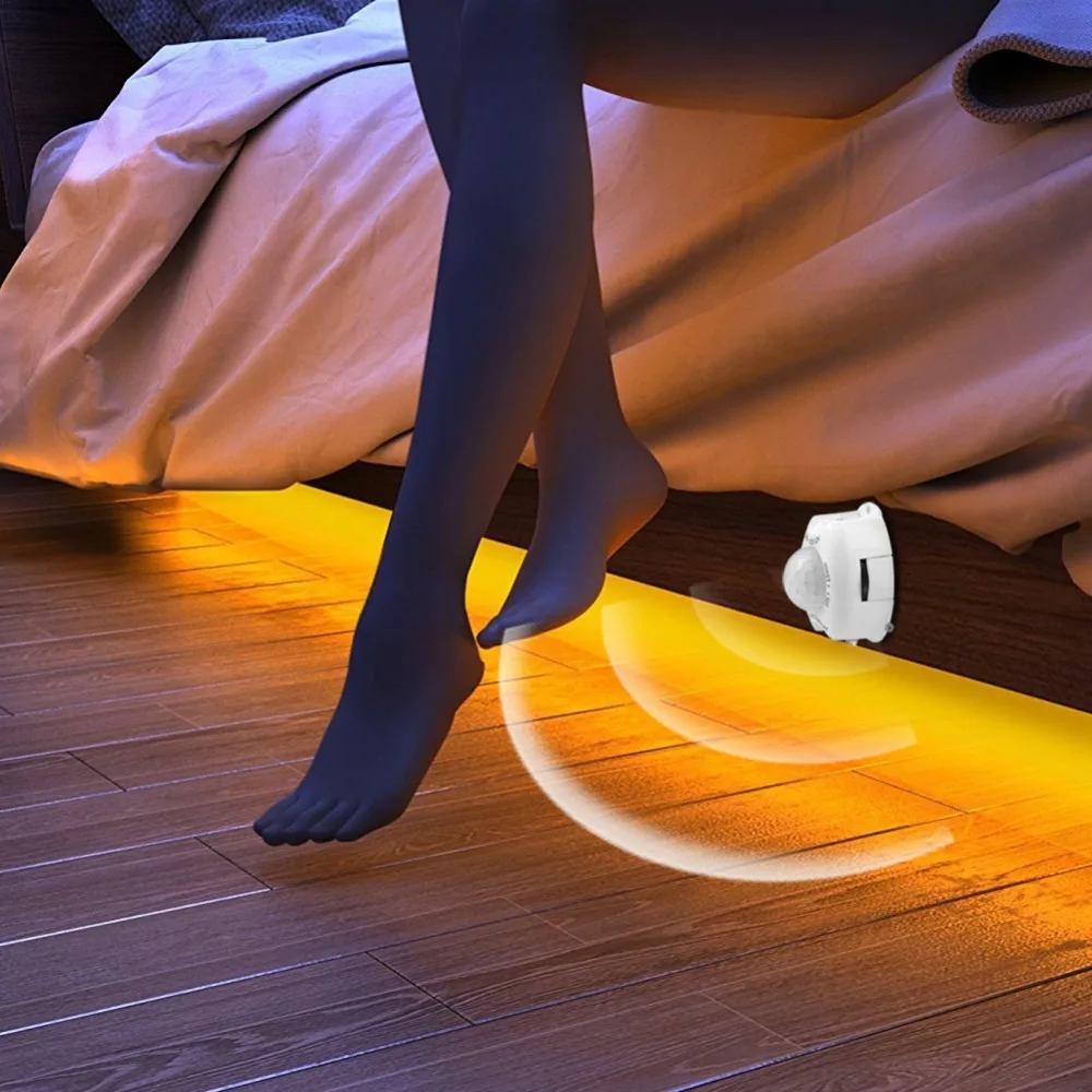 12V Cabinet Light Night Sensor 1M 2M 3M 4M 5M Motion Sensor LED Strip Bedroom Closet Stairs Wardrobe Lamp 110V-220V Power Supply
12V Cabinet Light Night Sensor 1M 2M 3M 4M 5M Motion Sensor LED Strip Bedroom Closet Stairs Wardrobe Lamp 110V-220V Power Supply