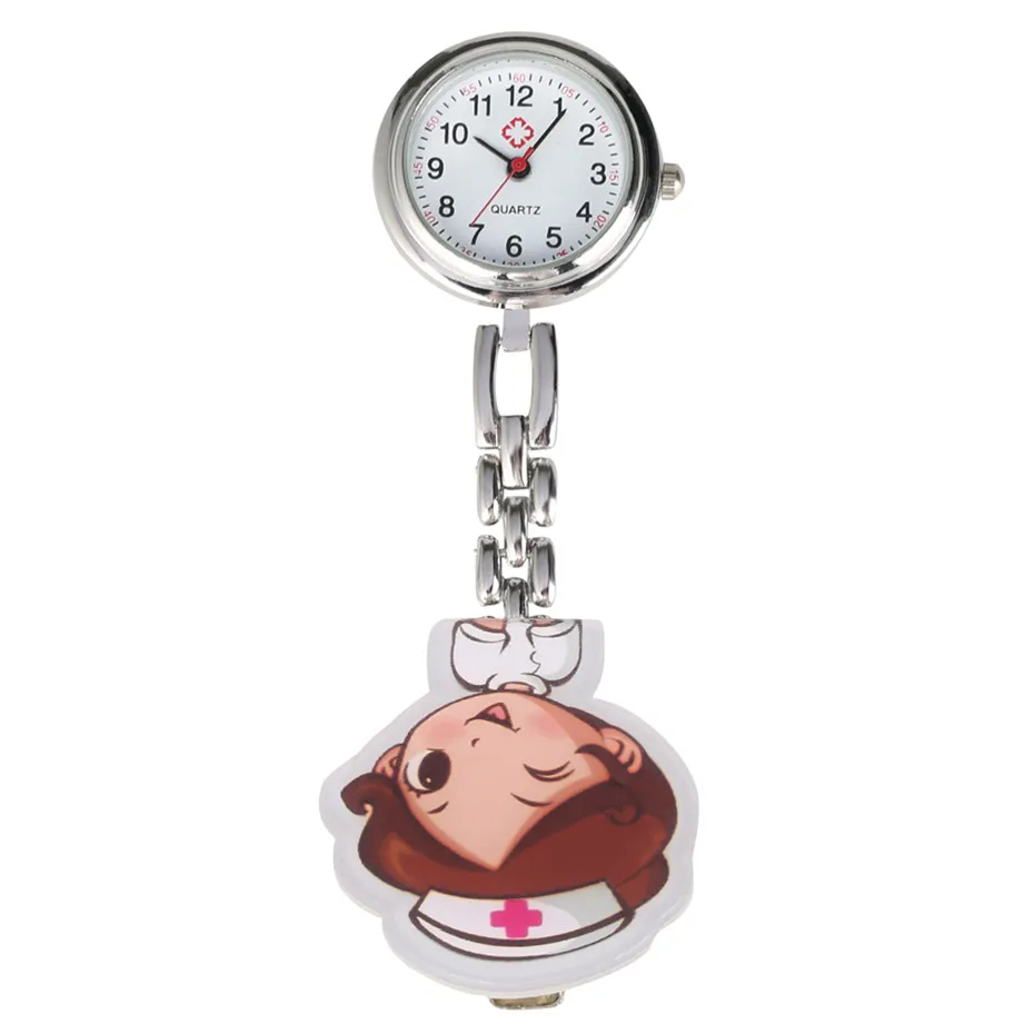 Lovely Cartoon Clip Pendant Pocket Watch for Nurse Doctor Clock Gifts Medical Men Women New Arrival 2019 |