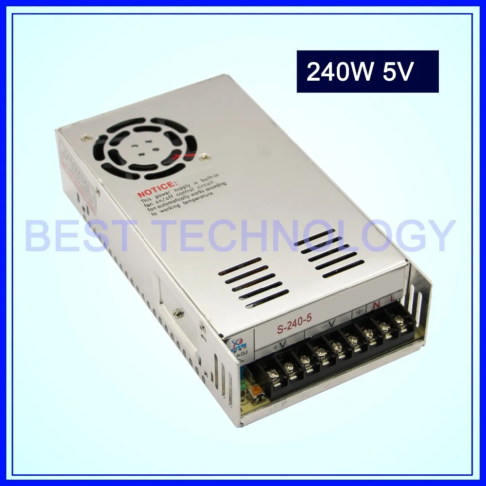 DC Switch Power Supply 240W 5V switching power supply Single Output For CNC Router Foaming Mill Cut Laser Engraver Plasma!!
DC Switch Power Supply 240W 5V switching power supply Single Output For CNC Router Foaming Mill Cut Laser Engraver Plasma!!