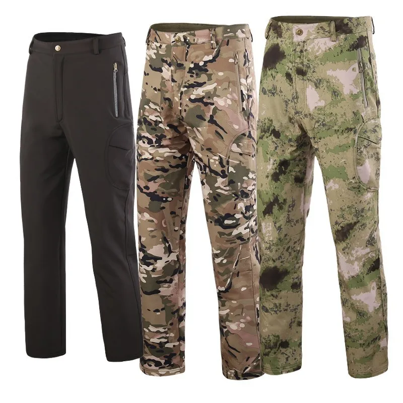 Outdoor Men Thick Warm Fleece Softshell Pants Camping Hiking Skiing Waterproof Windproof Tactical Training Military Fan Trousers
Outdoor Men Thick Warm Fleece Softshell Pants Camping Hiking Skiing Waterproof Windproof Tactical Training Military Fan Trousers