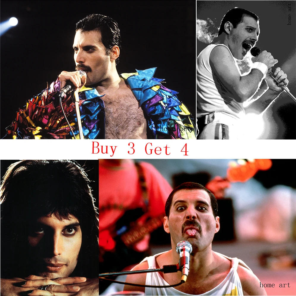 Плакат Freddie Mercury прозрачная картина настенные наклейки украшение для дома