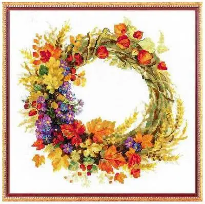 Вышивка крестиком, наборы для вышивания, Осенний венок, 14CT, 16CT, 18CT
Вышивка крестиком, наборы для вышивания, Осенний венок, 14CT, 16CT, 18CT