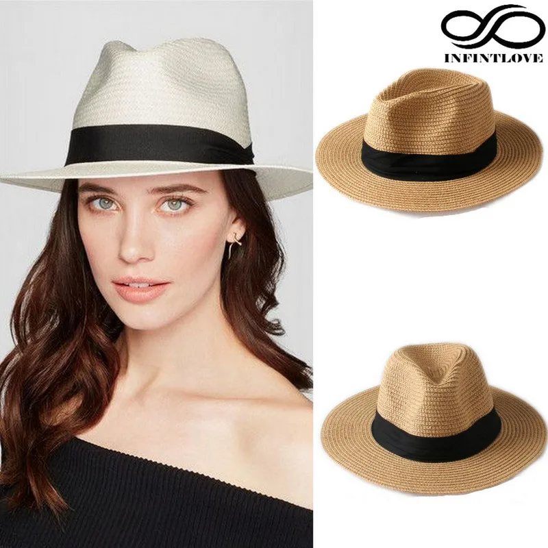 LUCKYLIANJI Summer Fashion Men Women Straw Panama Fedora Sun Hats Beach Gangster Ribbon Band Wide Brim Cap One Size: 7 1/4
LUCKYLIANJI Summer Fashion Men Women Straw Panama Fedora Sun Hats Beach Gangster Ribbon Band Wide Brim Cap One Size: 7 1/4