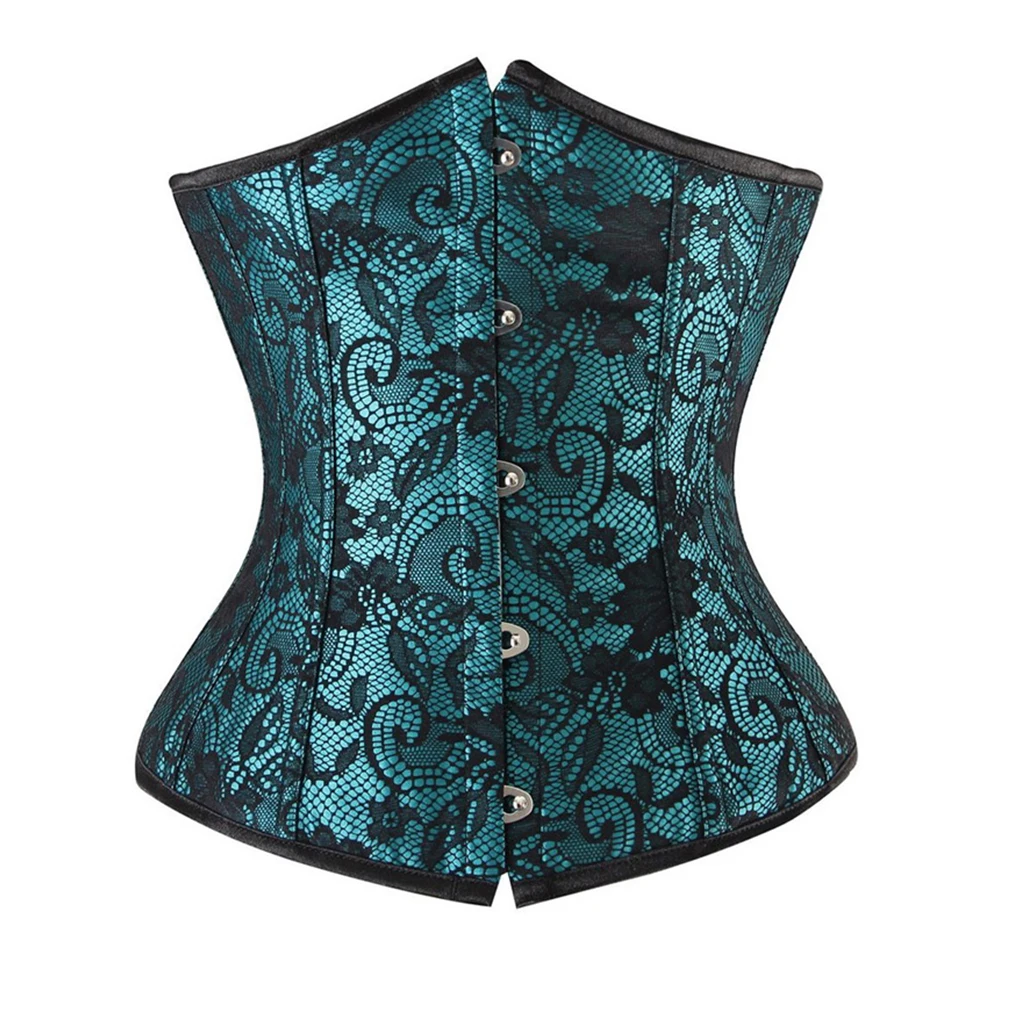 Cheap Corset Sexy Lace Satin Underbust Corset Green Red Waist Trainer Cincher Corsets and Bustiers Harness Bustier Corselet
Cheap Corset Sexy Lace Satin Underbust Corset Green Red Waist Trainer Cincher Corsets and Bustiers Harness Bustier Corselet