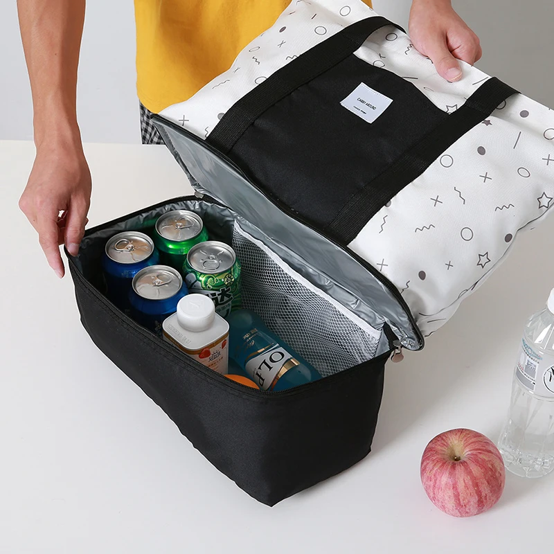Insulated Cooler Bag Women Portable Thermal Lunch Box Travel Picnic Food Beverage Fresh Keeping Storage Tote Handbag Organizer
Insulated Cooler Bag Women Portable Thermal Lunch Box Travel Picnic Food Beverage Fresh Keeping Storage Tote Handbag Organizer