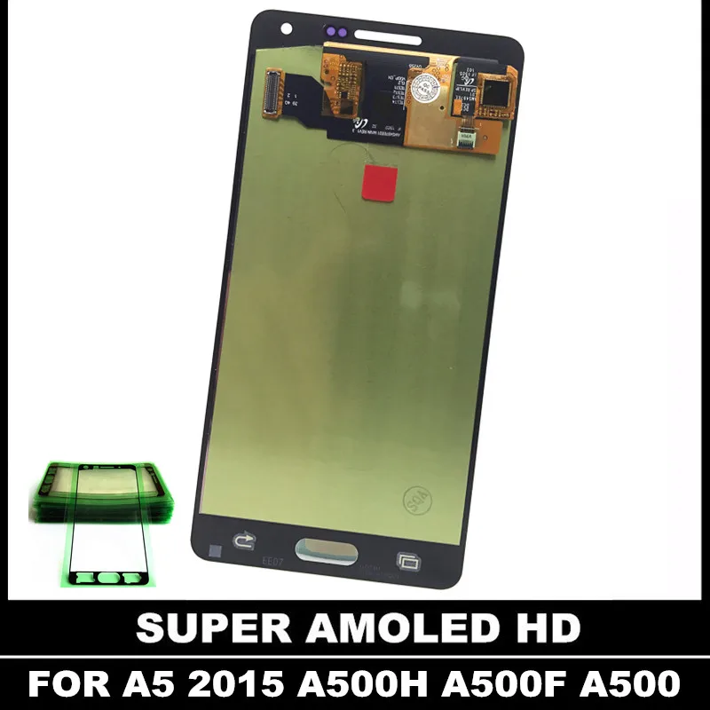 Датчик заменяет LCDs для Samsung Galaxy A5 2015 A500 A5000 A500H A500F LCD SUPER AMOLED дисплей кодирующий