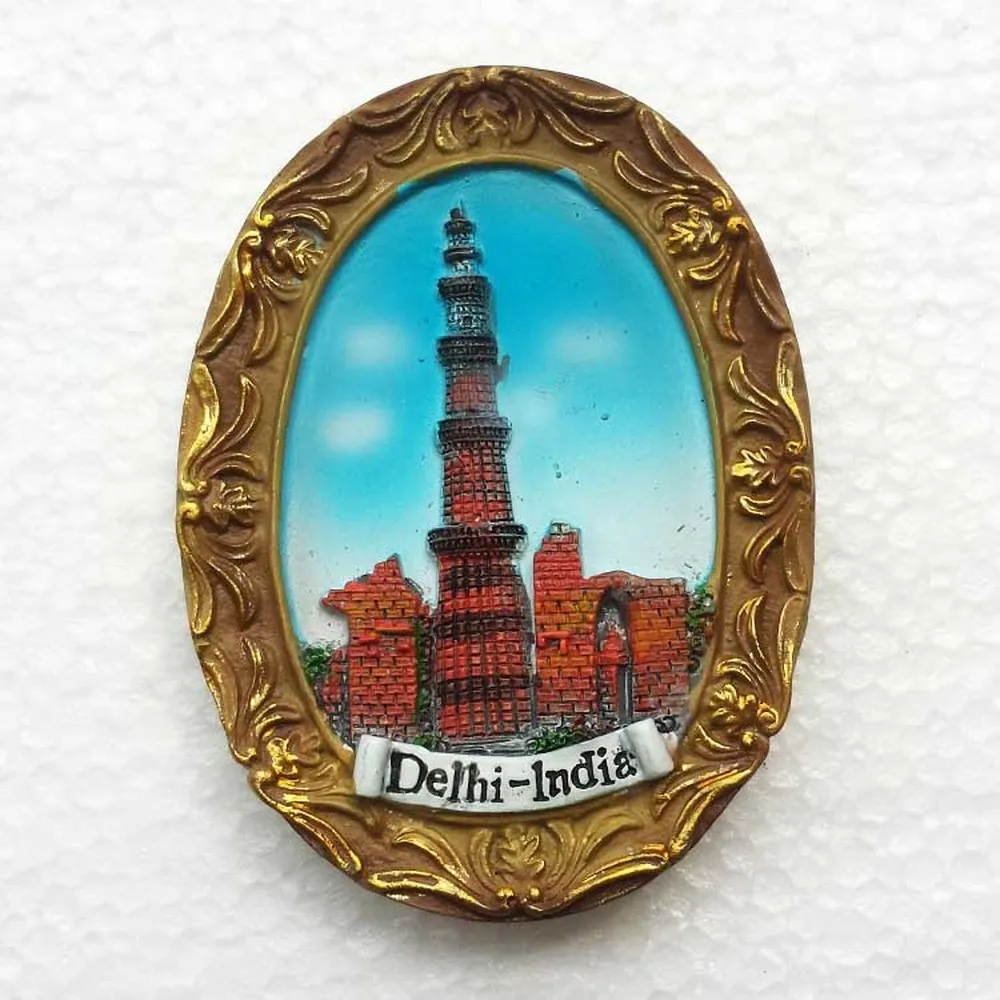 Hot India New Delhi Qutb Minar Fridge Magnets Tourist Souvenirs Resin Handmade Refrigerator Magnetic Stickers Home Decorations
Hot India New Delhi Qutb Minar Fridge Magnets Tourist Souvenirs Resin Handmade Refrigerator Magnetic Stickers Home Decorations