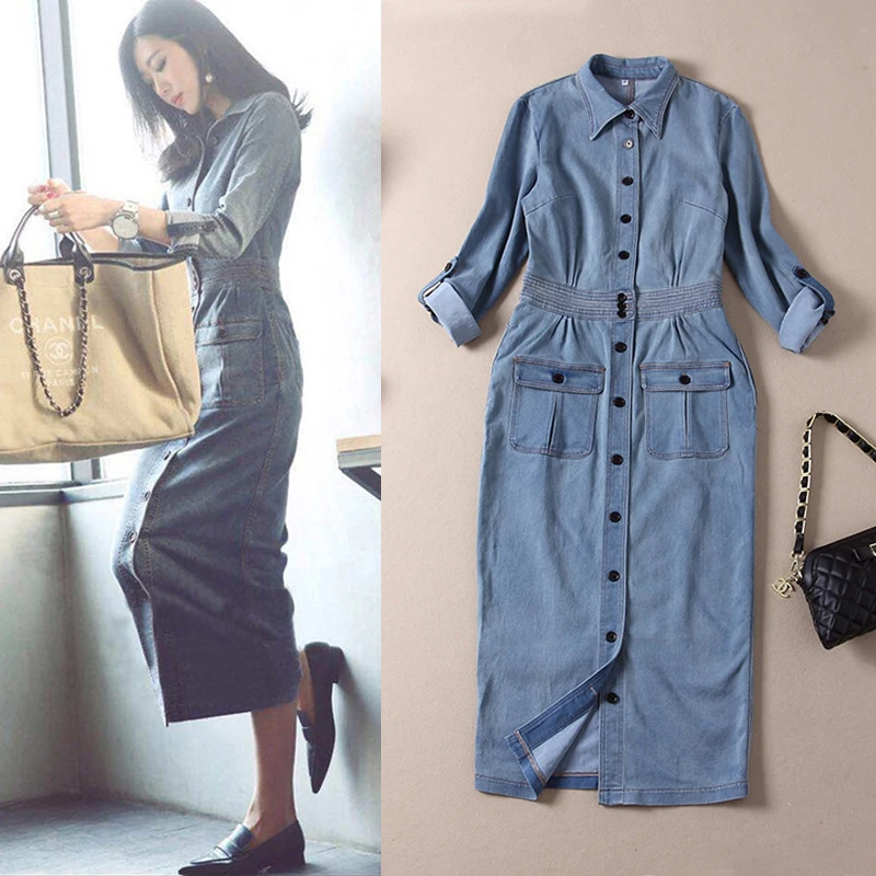 2020 Rushed Vestidos Mujer Dress Special Offer Straight Solid Button Dress Women Woman Summer Single Breasted Pocket Maxi Large
2020 Rushed Vestidos Mujer Dress Special Offer Straight Solid Button Dress Women Woman Summer Single Breasted Pocket Maxi Large