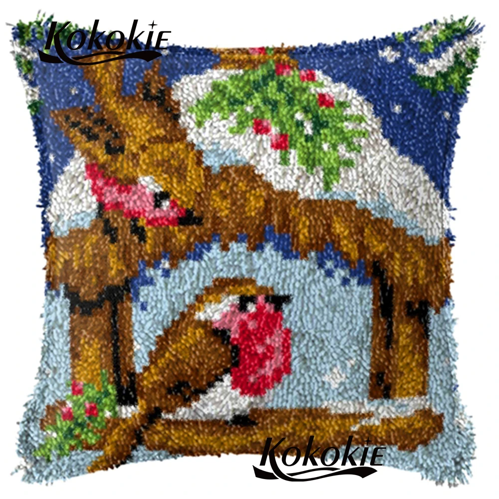 Stitch throw pillow Crocheting Rug Yarn Pillowcase latch hook rug pillow kits printing Cross-stitch Embroidery Set Cushion Mat
Stitch throw pillow Crocheting Rug Yarn Pillowcase latch hook rug pillow kits printing Cross-stitch Embroidery Set Cushion Mat