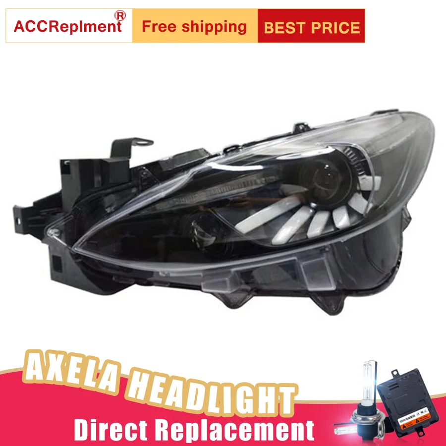 2Pcs LED Headlights For Mazda 3/Axela 2014-2016 led car lights Angel eyes xenon HID KIT Fog lights LED Daytime Running Lights
2Pcs LED Headlights For Mazda 3/Axela 2014-2016 led car lights Angel eyes xenon HID KIT Fog lights LED Daytime Running Lights