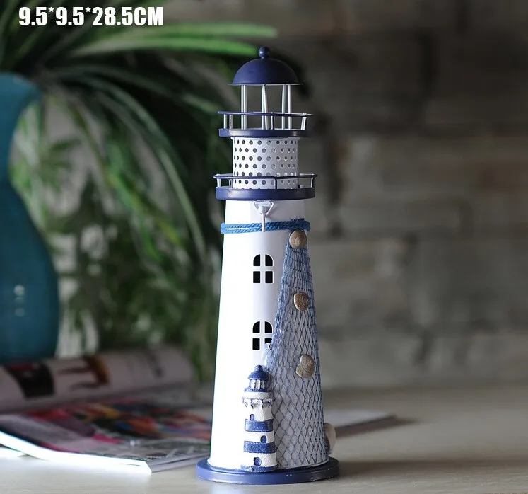 48 pcs 9.5*28.5 CM Mediterranean-style lighthouse wrought iron Candlestick Candle holder Home decoration
48 pcs 9.5*28.5 CM Mediterranean-style lighthouse wrought iron Candlestick Candle holder Home decoration