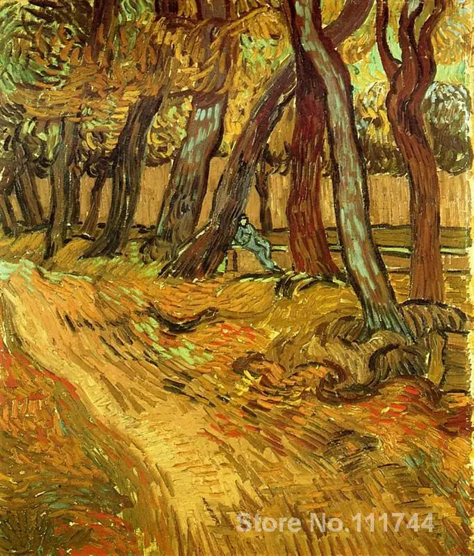 modern art painting on canvas The Garden of Saint Paul Hospital with Figure hand painted Vincent Van Gogh artwork High quality
modern art painting on canvas The Garden of Saint Paul Hospital with Figure hand painted Vincent Van Gogh artwork High quality