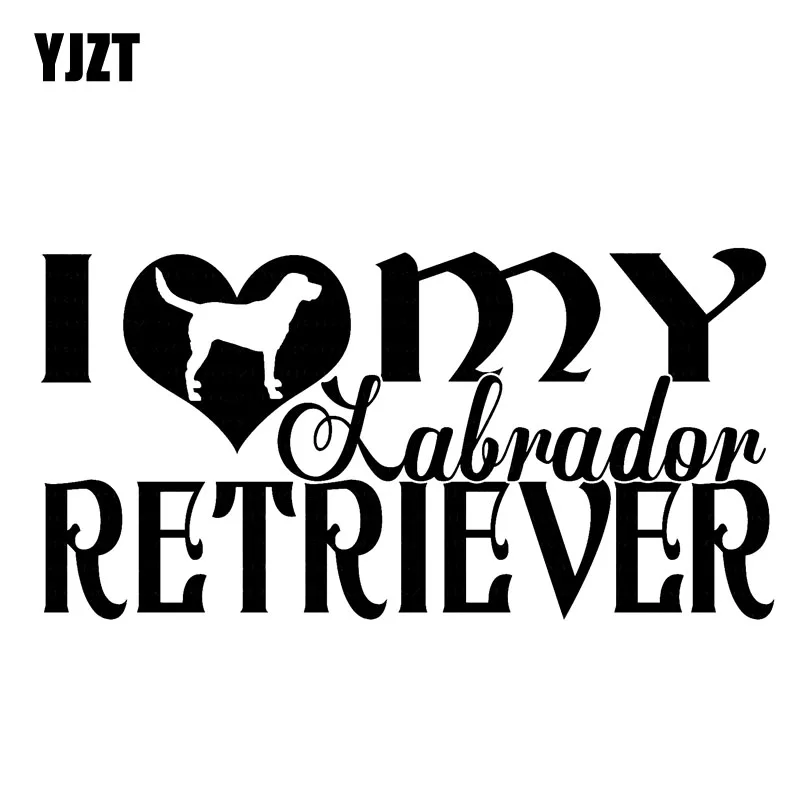 YJZT 15,2 см * 7,7 см I LOVE MY LABRADOR RETRIEVER DOG виниловые наклейки для автомобиля черный/серебристый C10-00320
YJZT 15,2 см * 7,7 см I LOVE MY LABRADOR RETRIEVER DOG виниловые наклейки для автомобиля черный/серебристый C10-00320