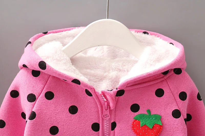 BibiCola Children Hoodies Outerwear Cotton velvet polka dot hooded coat Autumn Winter Baby Girl Children sweatshirts outfits
BibiCola Children Hoodies Outerwear Cotton velvet polka dot hooded coat Autumn Winter Baby Girl Children sweatshirts outfits