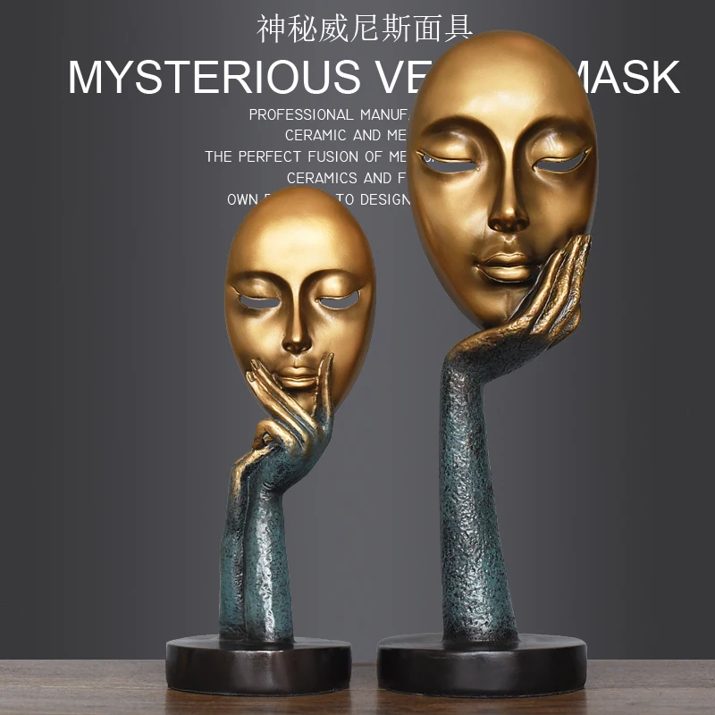 Creative Home Decorations resin Abstract Home Furnishing Modern Minimalist Personality Mask Display Ornament ,desk decoration
Creative Home Decorations resin Abstract Home Furnishing Modern Minimalist Personality Mask Display Ornament ,desk decoration