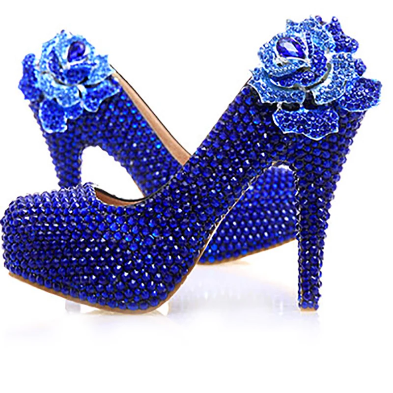 Platform Pumps Wedding Shoes Blue Woman Crystal High Heels Bride Bridesmaid Ladies Shoes Party Rhinestone Round Toe Slip On Shoe
Platform Pumps Wedding Shoes Blue Woman Crystal High Heels Bride Bridesmaid Ladies Shoes Party Rhinestone Round Toe Slip On Shoe