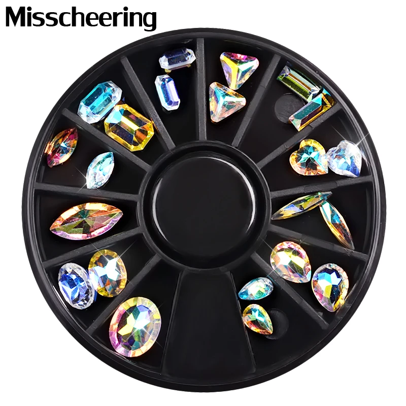 1 Box Symphony Glitter 3D Nail Rhineston Decoration Crystal Charm Design Stone In Wheel DIY Manicure Nail Art Accessories
1 Box Symphony Glitter 3D Nail Rhineston Decoration Crystal Charm Design Stone In Wheel DIY Manicure Nail Art Accessories