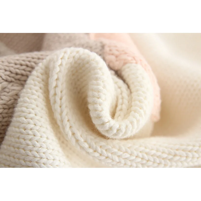 Baby Cute Cartoon Knitted Blanket 90X90cm Big Elephant Soft Cotton Quilt Stroller Blanket
