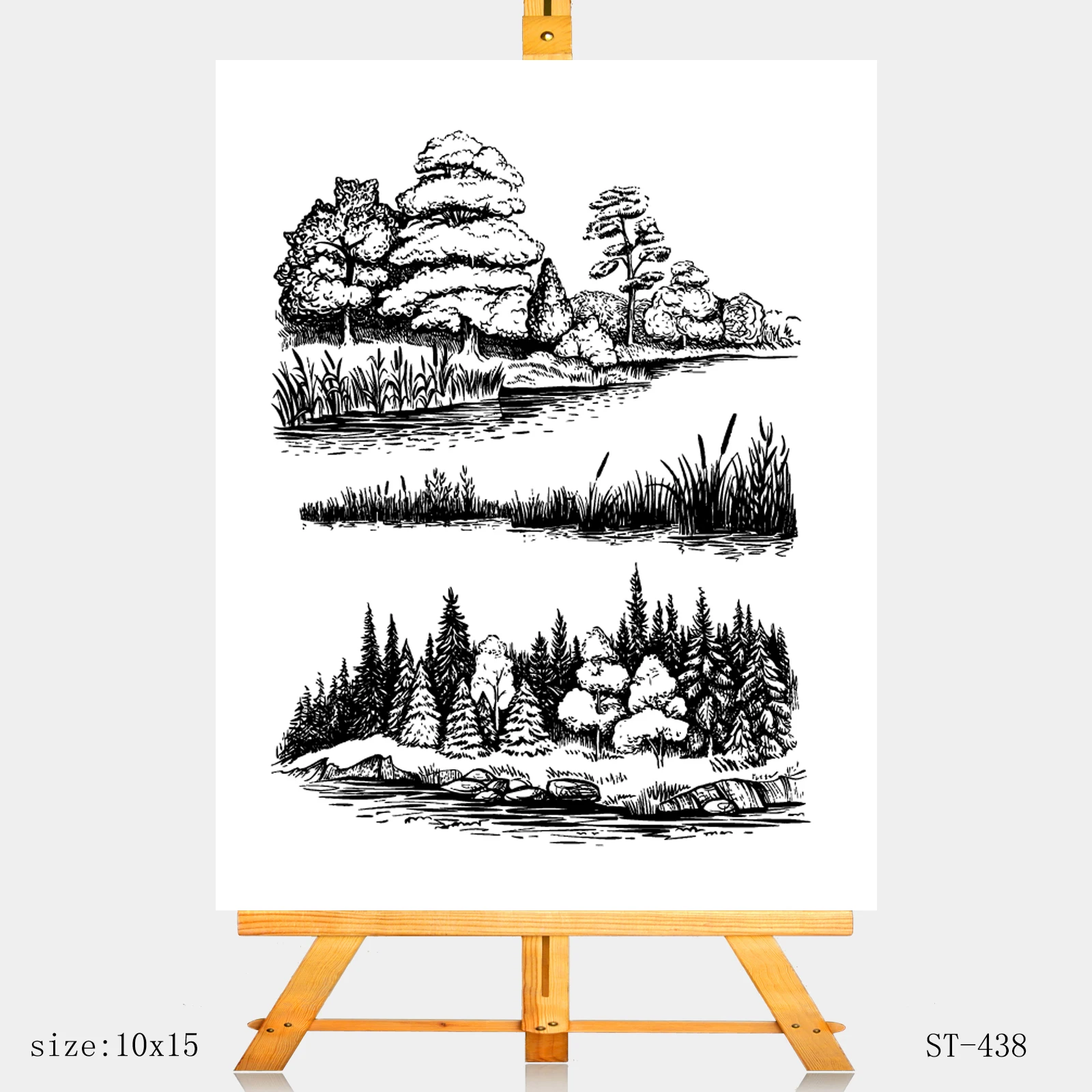 AZSG Beautiful Landscape Clear Stamps/Silicone Transparent Seals for DIY scrapbooking Card Making 10*15cm
AZSG Beautiful Landscape Clear Stamps/Silicone Transparent Seals for DIY scrapbooking Card Making 10*15cm