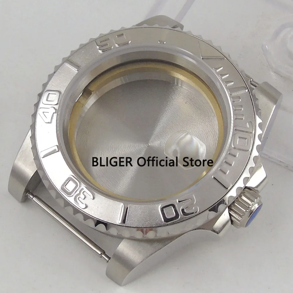 Sapphire Crystal 40MM Silver Color Ceramic Bezel 316L Stainless Steel Watch Case Fit For ETA 2836 Automatic Movement C19
Sapphire Crystal 40MM Silver Color Ceramic Bezel 316L Stainless Steel Watch Case Fit For ETA 2836 Automatic Movement C19